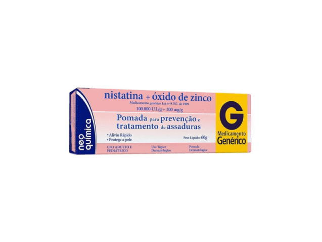 Pomada nistatina + zinco - 11,99